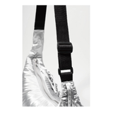 2WAY SHIRRING MAY LILY BAG_SILVER