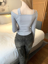1197. Stay multy strap ribbon off T (4color)