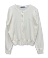 Symbol Logo Daily Round Cardigan_Cream