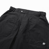 Poly Cotton Cargo Pants - BLACK