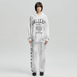ARCH LOGO WASHED HOODIE ZIP-UP_WH