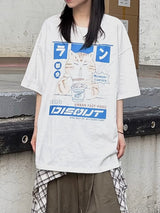 ヌードルキャットTシャツ