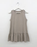 Antique frill sleeveless top (4color)