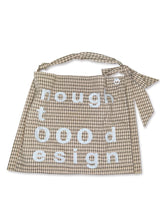 000Design Cotton Check Tie Bag / Olive