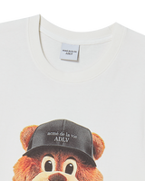 25FW 3D AC BEAR FACE SHORT SLEEVE T-SHIRT CREAM
