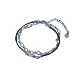 All surgical seel new wave layered string bracele