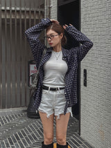 Dear Damage Denim Shorts