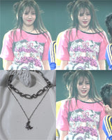 [Baby Monster Rora Necklace] Balletcore Moon Layered Necklace (Surgical Steel)