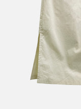 Slit Cotton Shirring Long Skirt (2c)