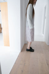 nylon flower midi skirt(2colors)