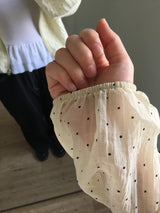 Frill Hoodie Dot Jumper (3color)
