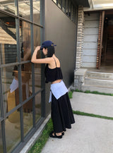 Rose Shirring Skirt