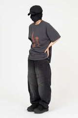 Ad Cut Line Washing Denim