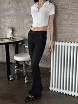 Chic stud half zip up(4color)