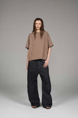 Patch Textured Cotton Tee