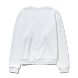 Pressure Crop Sweatshirt (White)