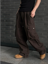 [Unisex] Dart cargo wide pants(2color)