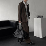 Utility Leather Boston Shoulder Cross bag (1color / DP777516758412)