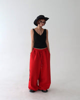 [UNISEX]キャッシュ レタリング ジョガー＆ワイドパンツ
