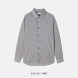 ロエンストライプシャツ