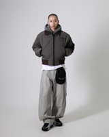カーブドストライプパンツ (Unisex)