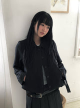 DL Round Collar Tweed Jacket