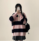 Tay Wapen Color Matching Kara Dangara Knit 