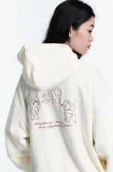 26FW★ Loving Bear Embroidered Hoodie