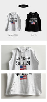 Rats Boxy Fit Hooded Vest