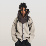 RELABEL 23AW ストラクチャードデタッチャブル Dooded ラムズウールジャケット