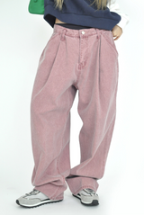 (UNISEX)フェーディドデニムパンツ(3color)