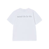 25FW リフレクションベーシックロゴ半袖Tシャツ ホワイト
