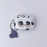 【MADE】 Megane Girl AirPods Case – Black (Sticker Included)
