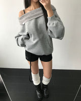 Stud folding strap shorts