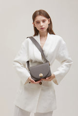 ISLE MINI ショルダーレザーバッグ / Mud Grey