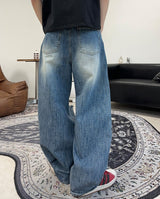 Caen Damaged Wash Denim Pants