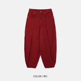 Orbit Snap Balloon Cotton Pants (3 Colors)