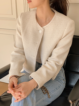 [SHOPPERMADE] SP Breeze Tweed Jacket (2color)