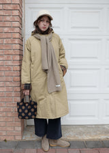 Dot Fur Mini Tote Bag_Navy