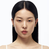 Ribbon Pave Earrings