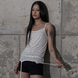 2-WAY STRAP SLEEVELESS (FLOWER) F25ZB029