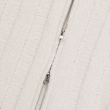 Velvet Yarn Knitted Zip Up (5color)