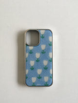 Creamy Epoxy Silver Case