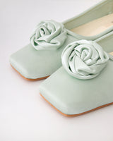 Rose flat shoes_mint