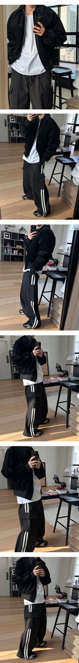 [Unisex] トラックスエードカーゴパンツ(3color)