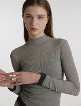 25FW★ Volume Square H BAR Necklace L