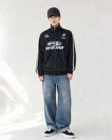 (UNISEX) Velour Track Jersey Jacket