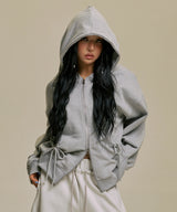 STAR WING HOOD ZIP-UP_GY