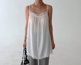 inen lace bustier long blouse & mini dress