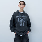 NEVER BREAK PIGMENT HOODIE-CHARCOAL